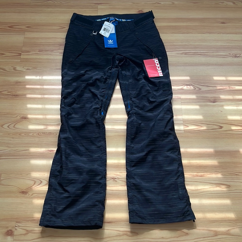 Adidas snowboarding pants womans M stripe mew with tag